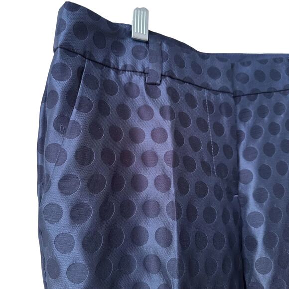 J.Crew City Fit Skimmer Blue Polka
Dots Ankle Pants Size 0 - Picture 5 of 7